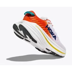 Hoka Bondi X Laufschuhe - Blanc De Blanc / Flame -Hoka hoka bondi x running shoes blanc de blanc flame 7 1460245