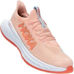 Hoka Carbon X 3 Damen Laufschuhe - Peach Parfait / Summer Song