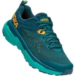 Hoka Challenger 6 Wide Damen Laufschuhe - Deep Teal / Water Garden