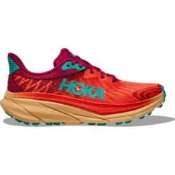 Hoka Challenger 7 Laufschuhe Damen - Flame / Cherries Jubilee -Hoka hoka challenger atr 7 women s running shoes flame cherries jubilee 4 1439534