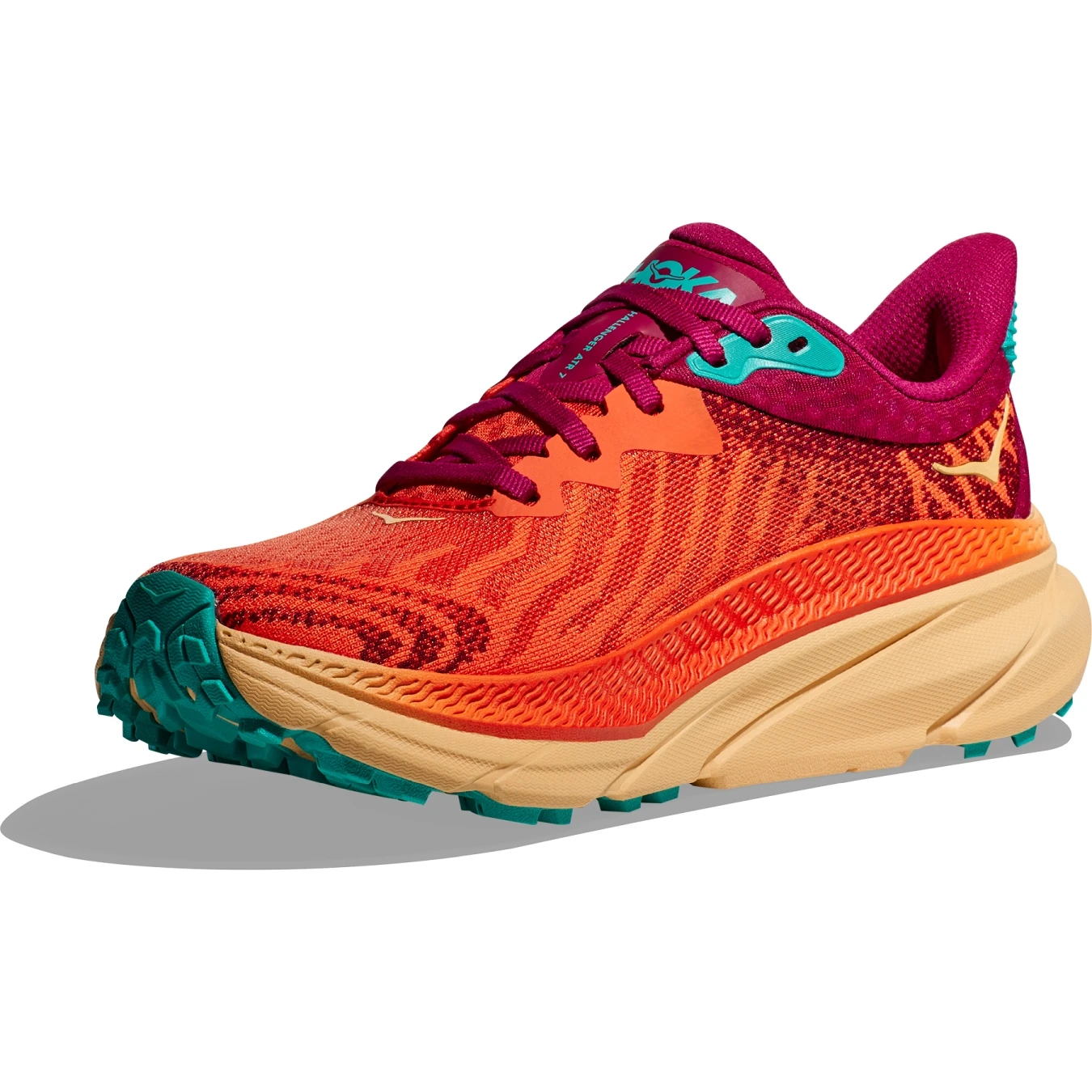 Hoka Challenger 7 Laufschuhe Herren - Flame / Cherries Jubilee 6 Hoka Challenger 7 Laufschuhe Herren - Flame / Cherries Jubilee – Bild 4