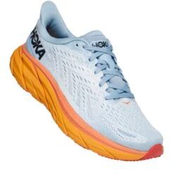 Hoka Clifton 8 Damen Laufschuhe - Summer Song / Ice Flow