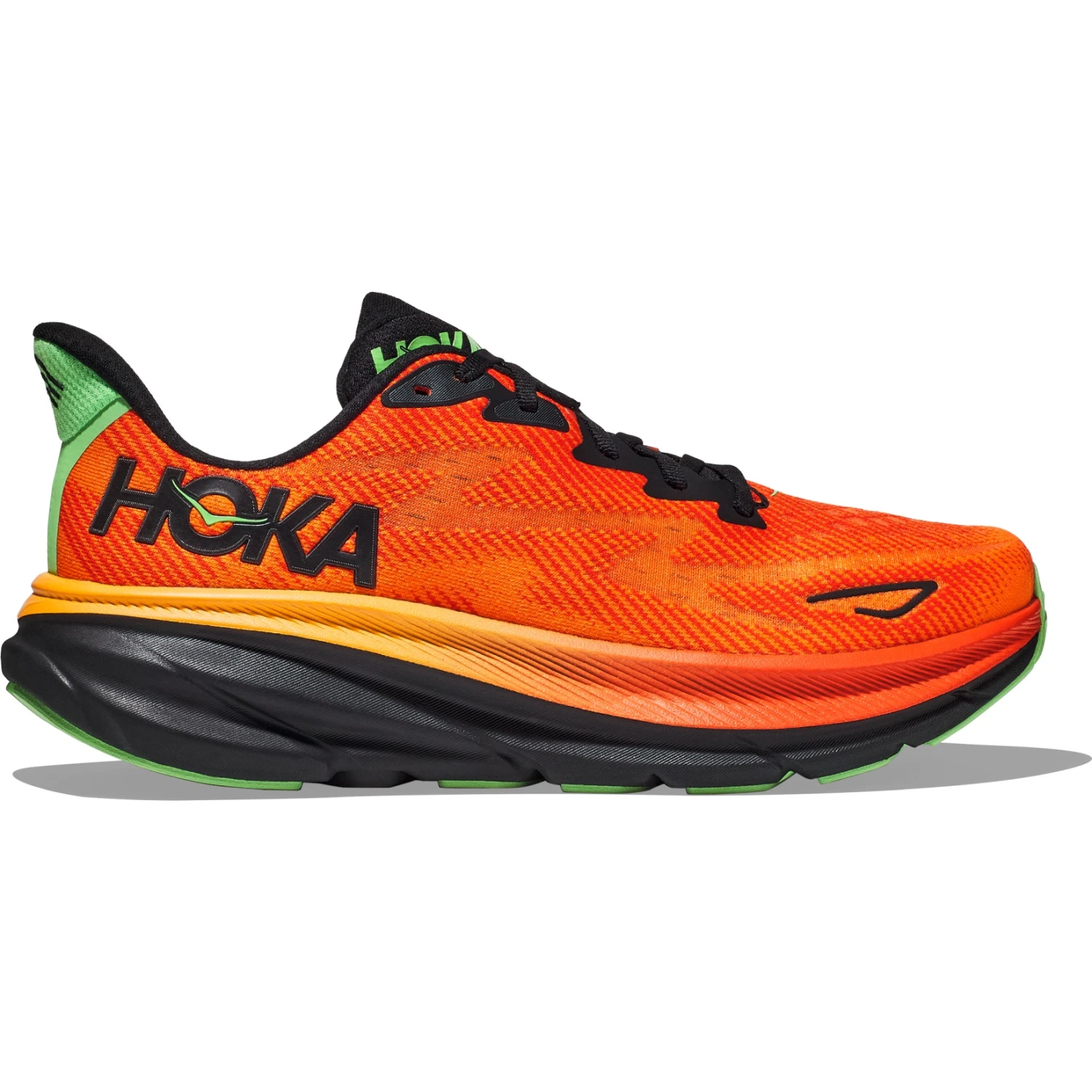 Hoka Clifton 9 Laufschuhe Herren - Flame / Vibrant Orange 5 Hoka Clifton 9 Laufschuhe Herren - Flame / Vibrant Orange – Bild 3