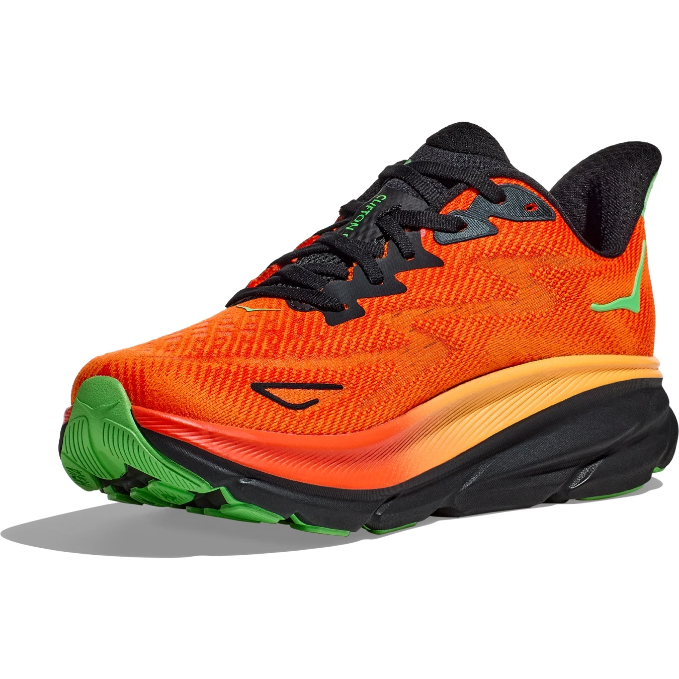 Hoka Clifton 9 Laufschuhe Herren - Flame / Vibrant Orange 4 Hoka Clifton 9 Laufschuhe Herren - Flame / Vibrant Orange – Bild 2