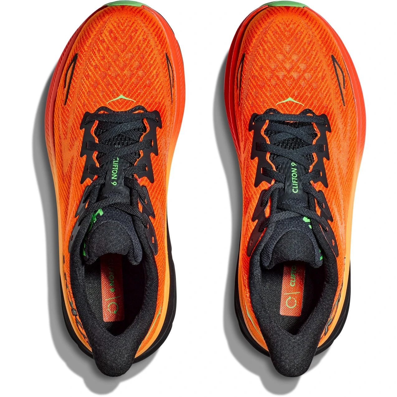 Hoka Clifton 9 Laufschuhe Herren - Flame / Vibrant Orange 9 Hoka Clifton 9 Laufschuhe Herren - Flame / Vibrant Orange – Bild 7