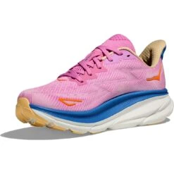 Hoka Clifton 9 Wide Laufschuhe Damen - Cyclamen / Sweet Lilac -Hoka hoka clifton 9 women s running shoes cyclamen sweet lilac 1 1377041