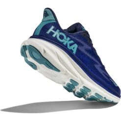 Hoka Clifton 9 Laufschuhe Damen - Bellwether Blue / Evening Sky -Hoka hoka clifton 9 womens running shoes bellwether blue evening sky 5 1502371