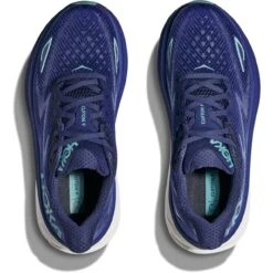 Hoka Clifton 9 Laufschuhe Damen - Bellwether Blue / Evening Sky -Hoka hoka clifton 9 womens running shoes bellwether blue evening sky 7 1502373