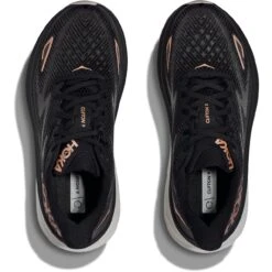 Hoka Clifton 9 Laufschuhe Damen - Schwarz / Rose Gold -Hoka hoka clifton 9 womens running shoes black rose gold 2 1502394