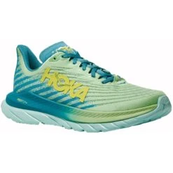 Hoka Mach 5 Laufschuhe - Lime Glow / Ocean Mist