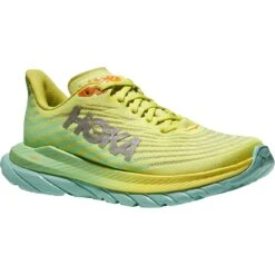 Hoka Mach 5 Damen Laufschuhe - Citrus Glow / Lime Glow