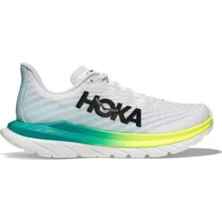 Hoka Mach 5 Damen Laufschuhe - Weiß / Blue Glass -Hoka hoka mach 5 womens running shoes white blue glass 1 1503081