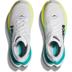 Hoka Mach 5 Damen Laufschuhe - Weiß / Blue Glass -Hoka hoka mach 5 womens running shoes white blue glass 2 1503082