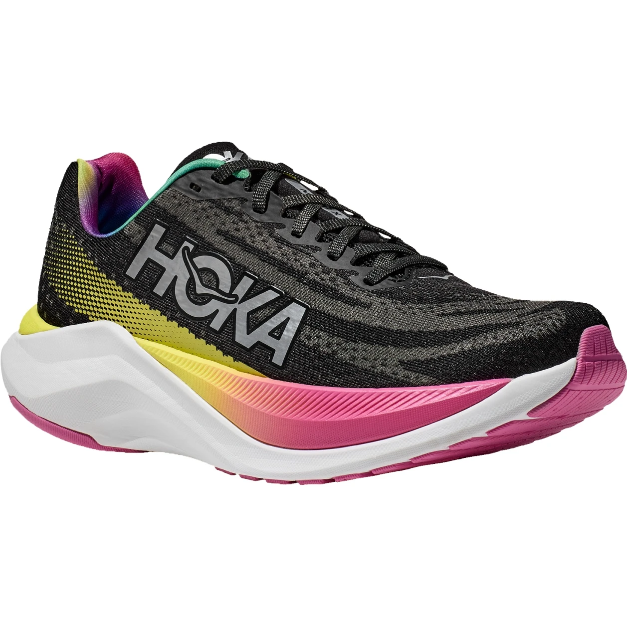 Hoka Mach X Laufschuhe Herren - Schwarz / Silber 3 Hoka Mach X Laufschuhe Herren - Schwarz / Silber