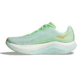 Hoka Mach X Laufschuhe Damen - Lime Glow / Sunlit Ocean -Hoka hoka mach x womens running shoes lime glow sunlit ocean 2 1503043