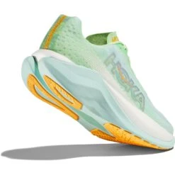 Hoka Mach X Laufschuhe Damen - Lime Glow / Sunlit Ocean -Hoka hoka mach x womens running shoes lime glow sunlit ocean 4 1503045