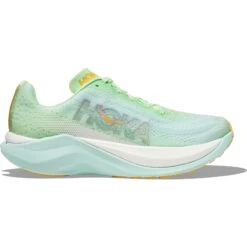 Hoka Mach X Laufschuhe Damen - Lime Glow / Sunlit Ocean -Hoka hoka mach x womens running shoes lime glow sunlit ocean 7 1503048