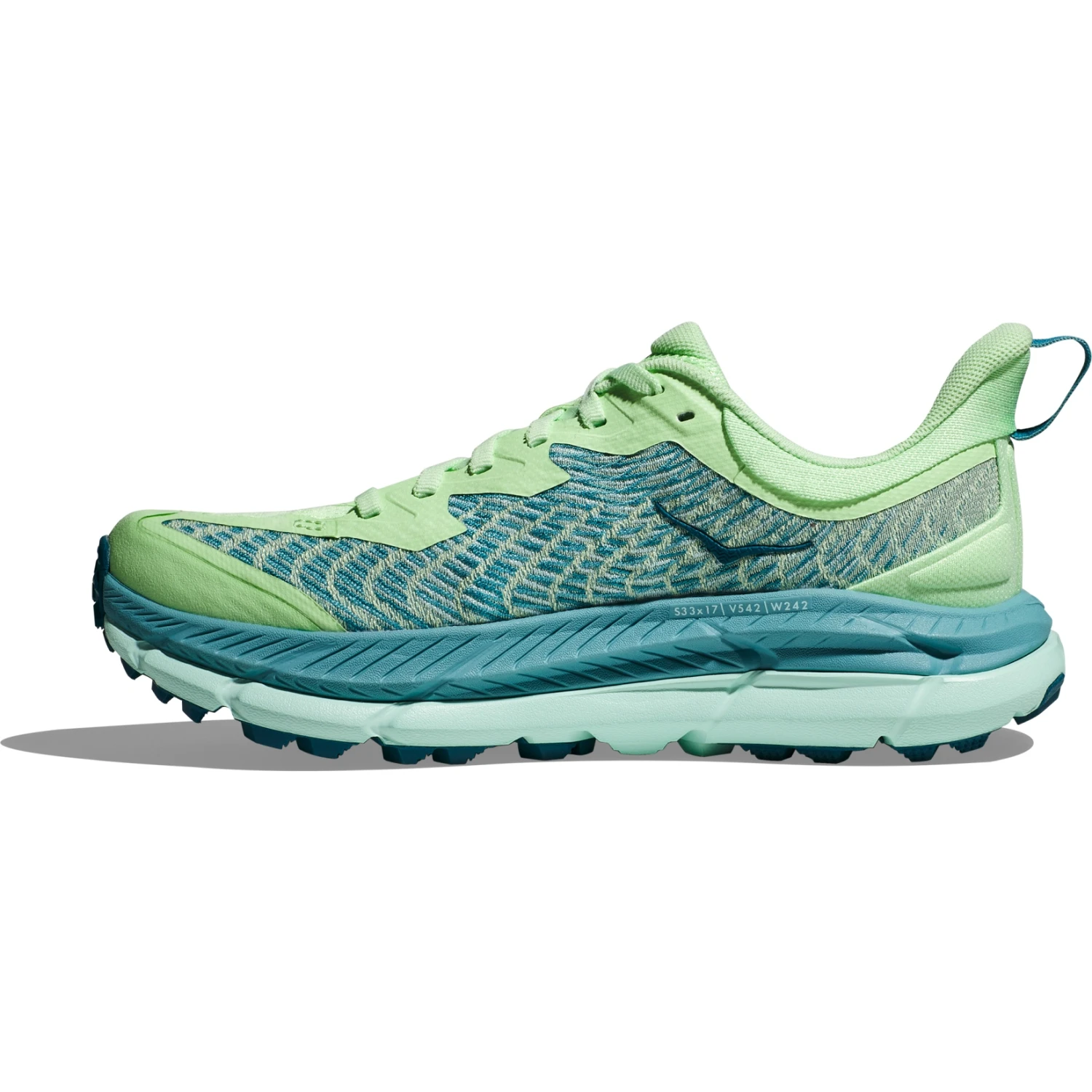 Hoka Mafate Speed 4 Laufschuhe Damen - Lime Glow / Ocean Mist 6 Hoka Mafate Speed 4 Laufschuhe Damen - Lime Glow / Ocean Mist – Bild 4