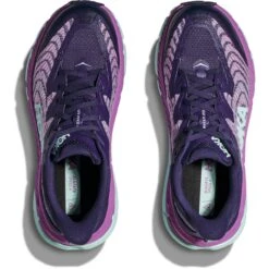Hoka Mafate Speed 4 Laufschuhe Damen - Night Sky / Orchid Flower -Hoka hoka mafate speed 4 womens running shoes night sky orchid flower 8 1503170