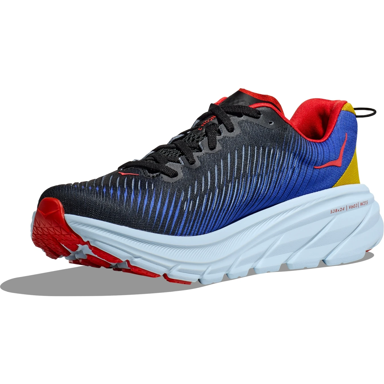 Hoka Rincon 3 Laufschuhe Herren - Schwarz / Dazzling Blue 5 Hoka Rincon 3 Laufschuhe Herren - Schwarz / Dazzling Blue – Bild 3