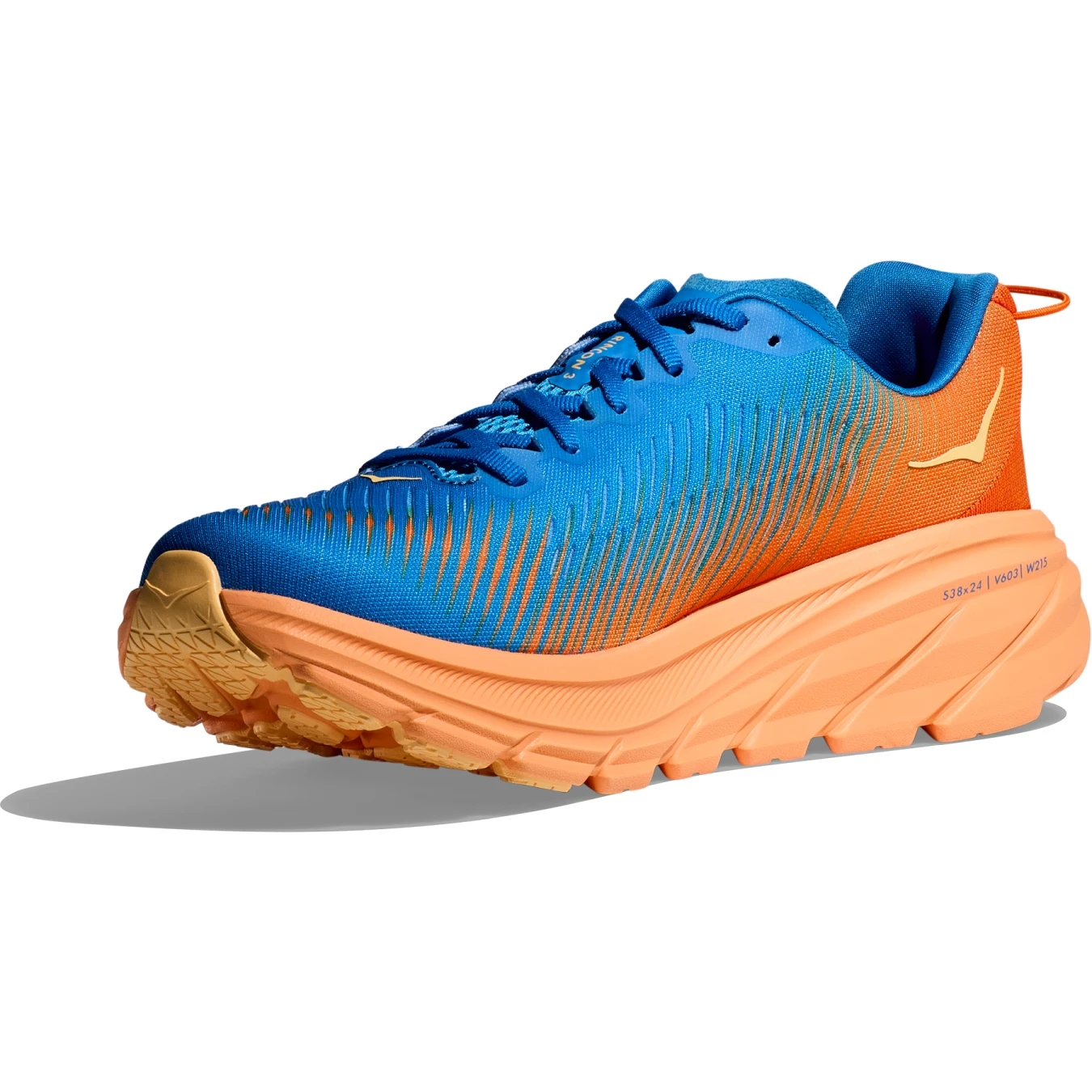 Hoka Rincon 3 Laufschuhe Herren - Coastal Sky / Vibrant Orange 5 Hoka Rincon 3 Laufschuhe Herren - Coastal Sky / Vibrant Orange – Bild 3