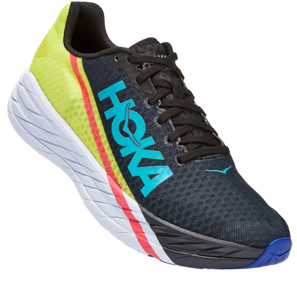 Hoka Rocket X Unisex Laufschuhe - Schwarz / Evening Primrose 3 Hoka Rocket X Unisex Laufschuhe - Schwarz / Evening Primrose