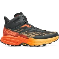 Hoka Speedgoat 5 Mid GTX Laufschuhe - Blue Graphite / Amber Yellow -Hoka hoka speedgoat 5 mid gtx hiking shoes blue graphite amber yellow 4 1240520