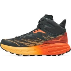 Hoka Speedgoat 5 Mid GTX Laufschuhe - Blue Graphite / Amber Yellow -Hoka hoka speedgoat 5 mid gtx hiking shoes blue graphite amber yellow 5 1240521