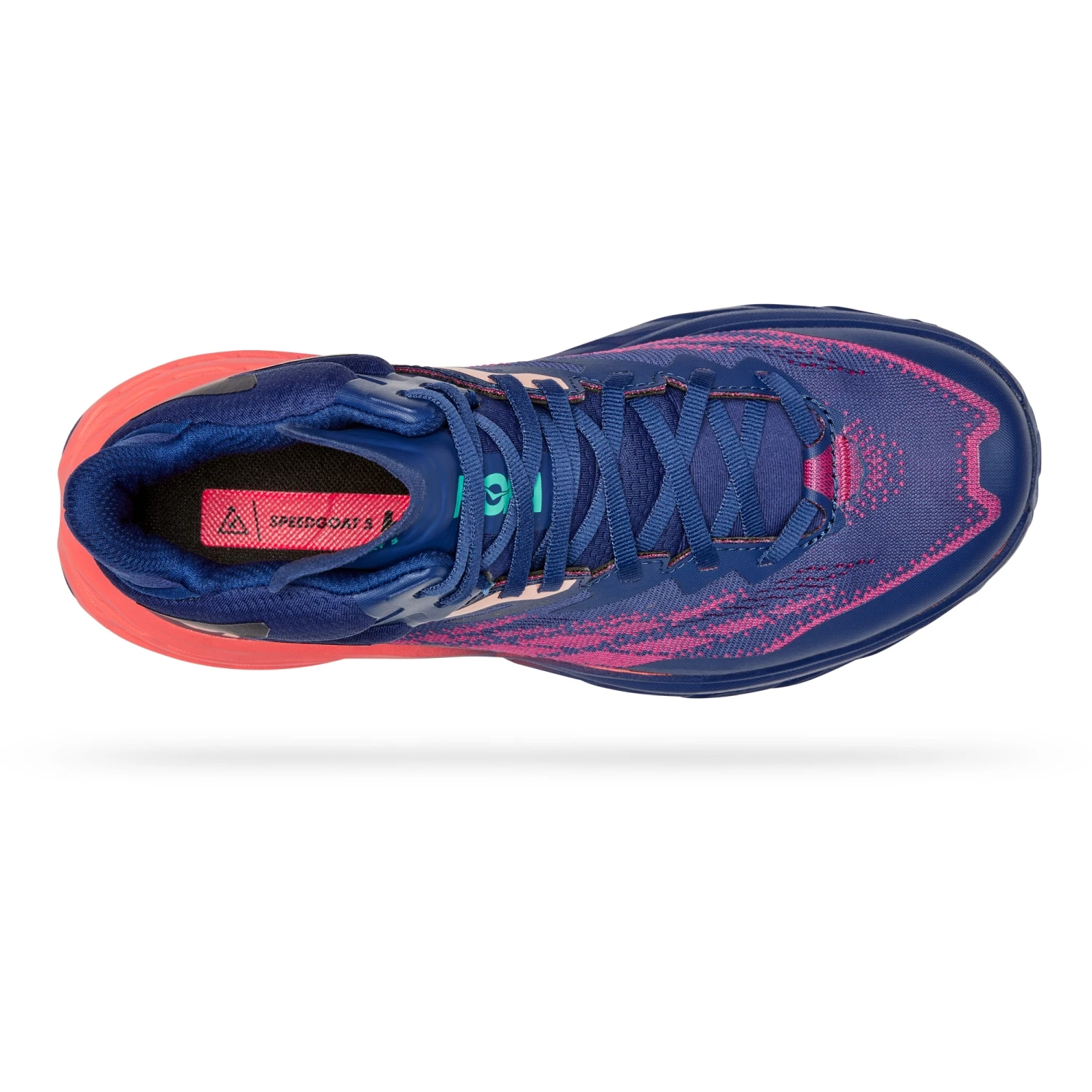 Hoka Speedgoat 5 Mid GTX Damen Laufschuhe - Bellwether Blue / Camellia 9 Hoka Speedgoat 5 Mid GTX Damen Laufschuhe - Bellwether Blue / Camellia – Bild 7