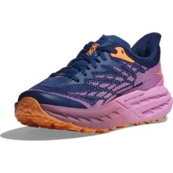 Hoka Speedgoat 5 Laufschuhe Damen - Bellwether Blue / Cyclamen -Hoka hoka speedgoat 5 women s running shoes bellwether blue cyclamen 4 1377705
