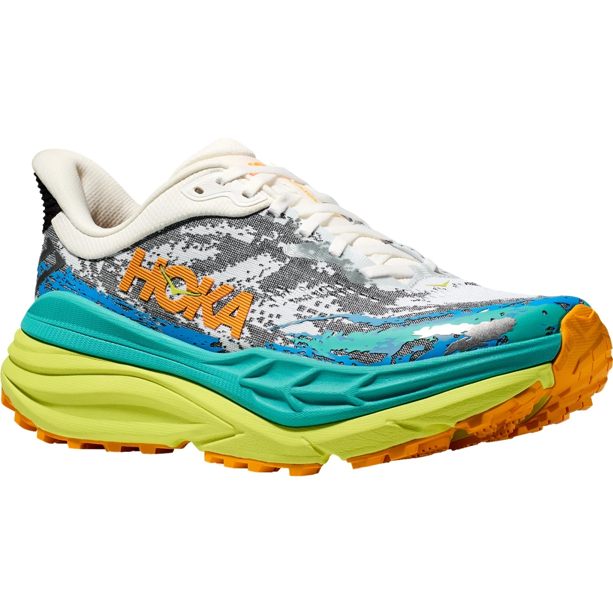 Hoka Stinson 7 Laufschuhe Damen - Weiß / Evening Primrose 3 Hoka Stinson 7 Laufschuhe Damen - Weiß / Evening Primrose