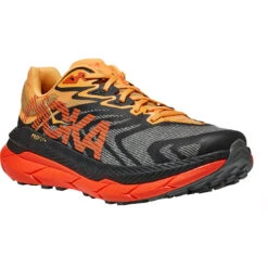 Hoka Tecton X 2 Laufschuhe Herren - Schwarz / Flame