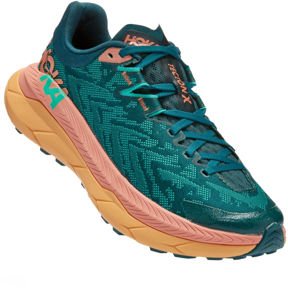 Hoka Tecton X Damen Laufschuhe - Deep Teal / Water Garden 3 Hoka Tecton X Damen Laufschuhe - Deep Teal / Water Garden