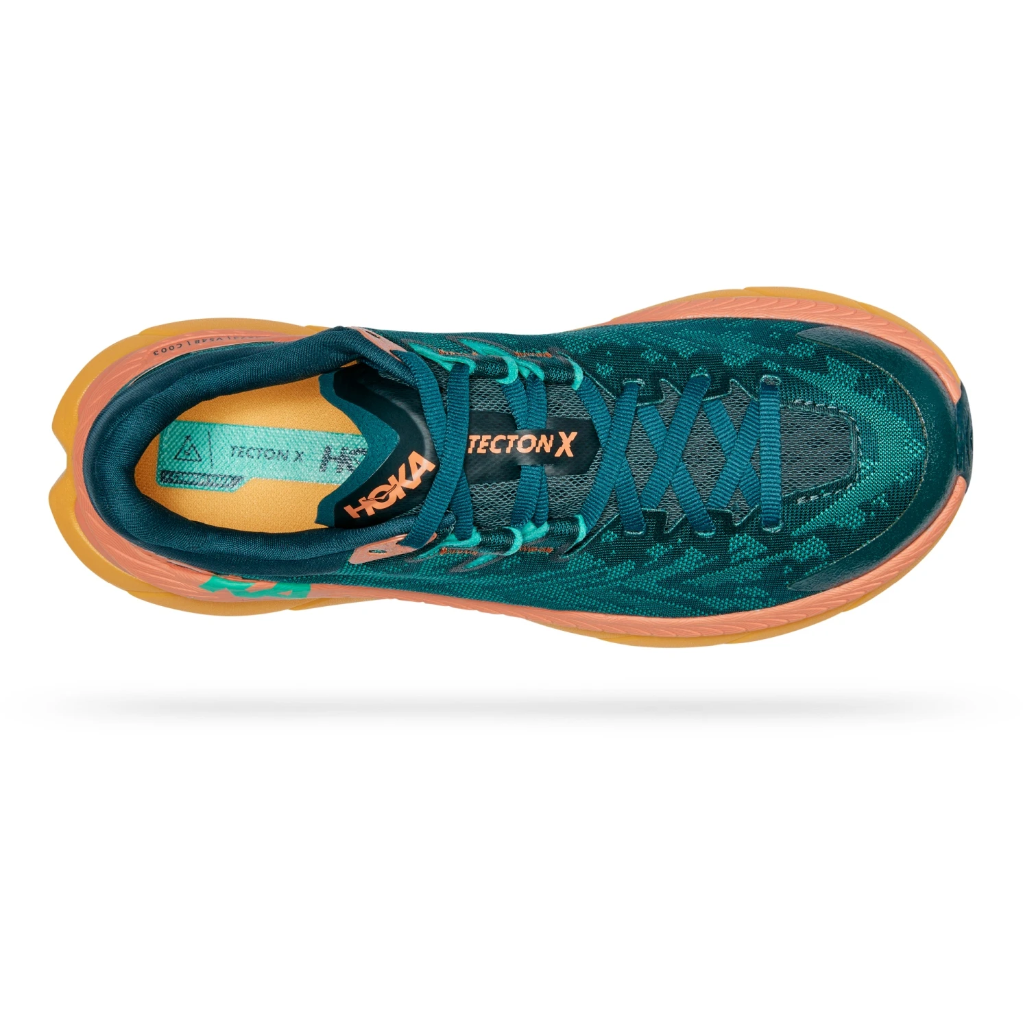 Hoka Tecton X Damen Laufschuhe - Deep Teal / Water Garden 9 Hoka Tecton X Damen Laufschuhe - Deep Teal / Water Garden – Bild 7