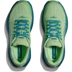 Hoka Torrent 3 Laufschuhe Damen - Lime Glow / Deep Lagoon -Hoka hoka torrent 3 womens running shoes lime glow deep lagoon 6 1503452