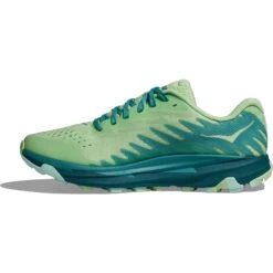 Hoka Torrent 3 Laufschuhe Damen - Lime Glow / Deep Lagoon -Hoka hoka torrent 3 womens running shoes lime glow deep lagoon 8 1503454