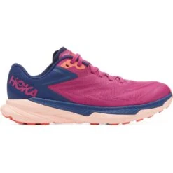 Hoka Zinal Damen Laufschuhe - Festival Fuchsia / Bellwether Blue -Hoka hoka zinal women s running shoes festival fuchsia bellwether blue 5 1240654