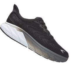 Hoka Arahi 6 Wide Damen Laufschuhe - Schwarz / Weiß
