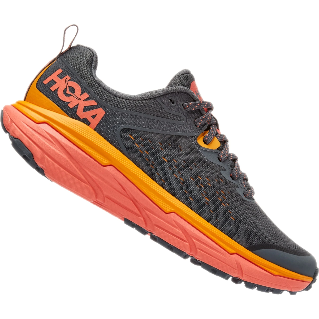 Hoka Challenger 6 Damen Laufschuhe - Castlerock / Camellia 3 Hoka Challenger 6 Damen Laufschuhe - Castlerock / Camellia